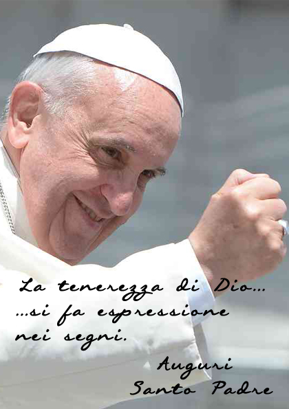 Auguri Papa Francesco